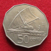 Fiji 50 Cents 1986 KM# 54  *VT - Fiji