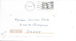 FRANCE AA 484 - 2010 - Sourires - Pliages - Personnage Chantant,-   Enveloppe Entière OBL. 2011  RONDE - Cartas & Documentos