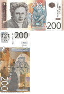 Serbia 200 Dinars 2013 P-58b UNC - Serbia