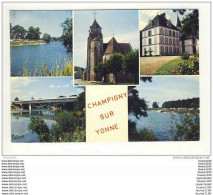 Carte De Champigny Sur Yonne - Champigny
