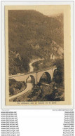 Carte De La Vallée De L' Aude Axat Vue Prise Du Château Sur Le Tunnel Et Le Pont - Axat
