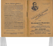 Petit Livret Pour L'éducation Littéraire CHEZ M A NAMELESS à PITHIVIERS Paul Louis Couier Extraits Lettres Et Pamphlets - 12-18 Ans