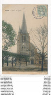 Carte De  MITRY  Place De L' église ( Colorisée )  ( Recto Verso ) - Mitry Mory