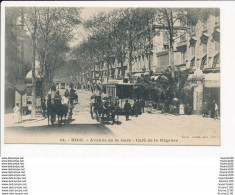 Carte De NICE Avenue De La Gare  Café De La Régence ( Tramway )  ( Recto Verso ) - Traffico Stradale – Automobili, Autobus, Tram