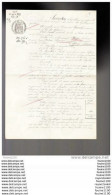Année 1897 Acte Notarié ( 45 Loiret  ) Tampon De  LEMAIRE  Notaire à  LADON - Manuscrits