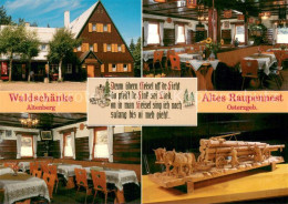 73754528 Altenberg Erzgebirge Waldschaenke Altes Raupennest Restaurant Holzschni - Geising