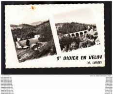 Carte De Saint Didier En Velay  ( Format C.P.A ) ( Mauvais état Dommage Car Peu Courante )( Recto Verso ) - Saint Didier En Velay