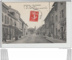 Carte  LES ABRETS  Rue Gambetta  ( Recto Verso ) - Les Abrets