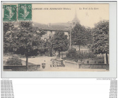 Carte De LAMURE SUR AZERGUES   Le Pont De La Gare  ( Recto Verso ) - Lamure Sur Azergues