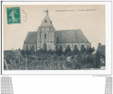 Carte De  COURVILLE  ( Recto Verso ) - Courville