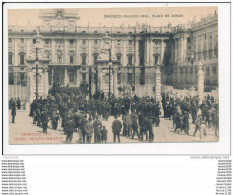 Carte De Madrid Palacio Real Plaza De Armas  Obsequio Del Hotel Ingles Madrid   ( Recto Verso ) - Madrid