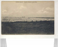 ## PEU COURANTE ## Carte De Souain  Cimetière ( Militaire )( Recto Verso ) - Souain-Perthes-lès-Hurlus