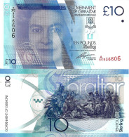 Gibraltar 10 Pounds 2010 P-36a UNC - Gibraltar