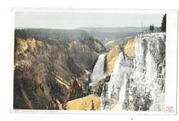 YELLOWSTONE - WYOMING - ETATS UNIS - Lower Falls - GEO 4 - - Yellowstone