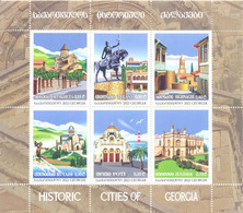 2022. Georgia, Historic Cities Of Georgia, S/s, Mint/** - Géorgie