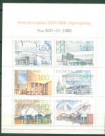 Finland 1986 - Architektur, MH 17, MNH** - Postzegelboekjes