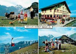 12755260 Appenzell IR Ebenalp Im Alpstein Mit Blick Zum Saentis Appenzeller Alpe - Autres & Non Classés