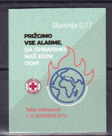 SLOVENIA  2019,RED CROSS,SURCHARGE,ADITIONAL STAMP, ADHESIV,SOLIDARITY WEEK,ADHESIV,MNH - Slowenien