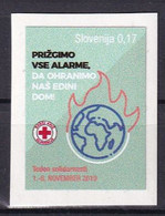 SLOVENIA  2019,RED CROSS,SURCHARGE,ADITIONAL STAMP, ADHESIV,SOLIDARITY WEEK,ADHESIV,MNH - Slowenien