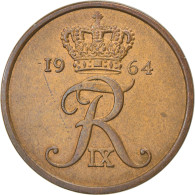 Monnaie, Danemark, Frederik IX, 5 Öre, 1964, Copenhagen, TTB+, Bronze, KM:848.1 - Danemark