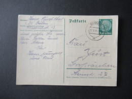 3.Reich 27.8.1939 GA Sauberer Stempel Guben - Großräschen / Inhalt: Längere Zeit Nicht Dort Sein / Kriegsvorbereitungen? - Briefkaarten