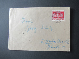 Kontrollrat 16.6.1948 Exportmesse Hannover Nr-969 EF Tagesstempel Dinslaken Niederrhein - Grube Ilse Niederlausitz - Storia Postale