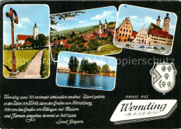 42953121 Wemding Marktplatz Wallfahrtskirche Waldsee Totalansicht  Wemding - Wemding