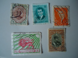 IRAN   USED  STAMPS   5 LOTS - Iran