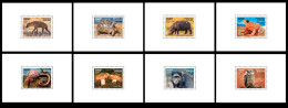 BURUNDI 2023 SET OF 8 SHEET - OWLS OWL APES MONKEYS MUSHROOMS FROG FROGS TURTLE TURTLES HYENA HIPPOPOTAMUS - LUXURY MNH - Grenouilles