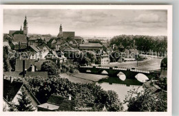 42951482 Crailsheim Partie An Der Jagst Mit Bruecke Und Kirchen Crailsheim - Crailsheim