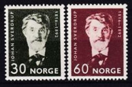 1966. Norway. J.Sverdrup. MNH. Mi. Nr. 545-46 - Ungebraucht