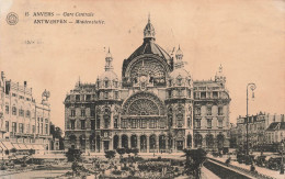 BELGIQUE - Anvers - Vue Sur La Gare Centrale - Carte Postale Ancienne - Autres & Non Classés