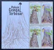 Malaysia 2023 The Oldest Cengal Tree In Malaysia Stamps 2v / 2 Sets With Tab MNH - Malaysia (1964-...)