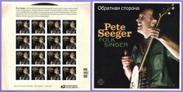 United States. USA. 2022.  Pete Seeger. Folk Singer. - Unused Stamps