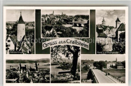 42947796 Crailsheim Diebsturm Gesamtansicht Jagstbruecke Ellwangerstrasse Crails - Crailsheim