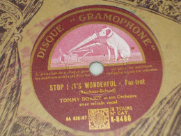 DISQUE 78 TOURS  FOX TROT TOMMY DORSEY 1939 - 78 Rpm - Schellackplatten