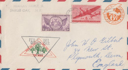 United States > Postal Stationery > Stamped Cover ,canceled 1961,Shrub Oak,Local Post - 1961-80