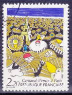 France 1986 - N° 2395b Variété : Tour Eiffel Jaune Au Lieu De Verte - Oblitéré - Gebruikt