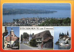 12587720 Steckborn Untersee Panorama Bodensee Rathaus Refektorium Turmhof Steckb - Altri & Non Classificati
