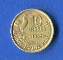 10  Fr  1954 - 10 Francs