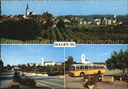 12578040 Sulgen Bischofszell Stadtblick Strassenpartie Reisebus Sulgen - Altri & Non Classificati