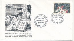 REUNION - Enveloppe FDC - Philatec Paris - Premier Jour - 8/2/1964 Saint-Denis - Storia Postale