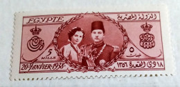 EGYPT 1938, ROYAL WEDDING Of KING FAROUK & QUEEN Farida, Authentic, Alb A MNH - Ungebraucht