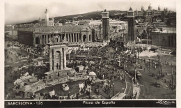 ESPAGNE - Barcelone - Plaza De Espana - Carte Postale Ancienne - Barcelona