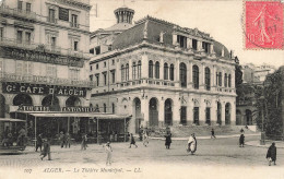 ALGÉRIE - Alger - Le Théâtre Municipal - Carte Postale Ancienne - Alger