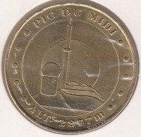 MONNAIE DE PARIS 2001 - 65 LA MONGIE Observatoire Du Pic Du Midi De Bigorre - Pic Du Midi - Alt. 2877 M - 2001