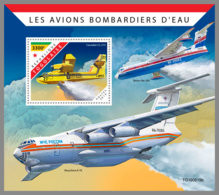 TOGO 2019 MNH Fire Fighting Planes Feuerwehr Flugzeuge Avions S/S - OFFICIAL ISSUE - DH2001 - Sapeurs-Pompiers