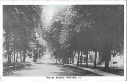 Water Street Warren ILL 1922 - Other & Unclassified