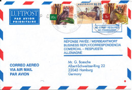 Australia Air Mail Cover Sent To Germany 20-6-2000 Topic Stamps - Lettres & Documents