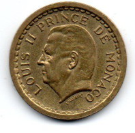 MONACO -- MONTE CARLO -- Pièce De 2 Francs  Prince Louis II - 1922-1949 Louis II.